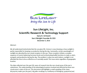 Scientific Research and Technology Support